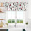 Christmas Tree Window Valance 54x18 Inch Rod Pocket 2