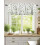 Sage Green Polka Dot Kitchen Valance Rod Pocket 4