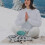 Zen Drum Percussion Instrument Sky Blue 1 Set 6