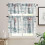 Starfish Kitchen Curtain Set Coastal Seashell Design 3 pcs 5