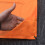 Orange Folding Beach Mat Waterproof Durable 5