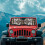 Aztec Tribal Windshield Sun Shade for Jeep Wrangler Compass 3