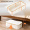 Underbed Storage Box Bamboo Frame 42L Beige 6