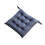 Cuscino quadrato per sedia da pranzo, grigio, 40 cm, 1 pezzo 2