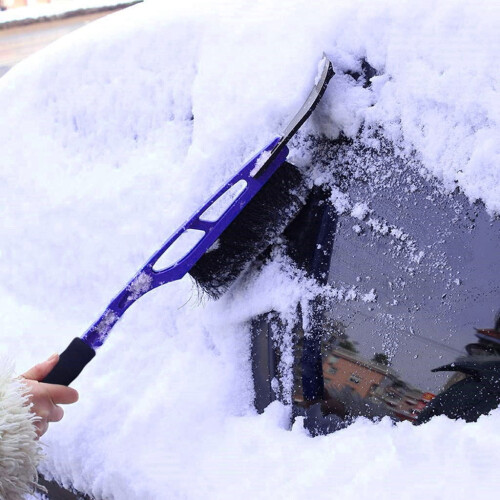 Car Snow Brush and Ice Scraper with Foam Handle 2
