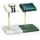 Watch Holder Organizer Black Green Marble Base PU Leather 4