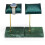Watch Holder Organizer Black Green Marble Base PU Leather 6