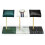 Watch Holder Organizer Black Green Marble Base PU Leather 7