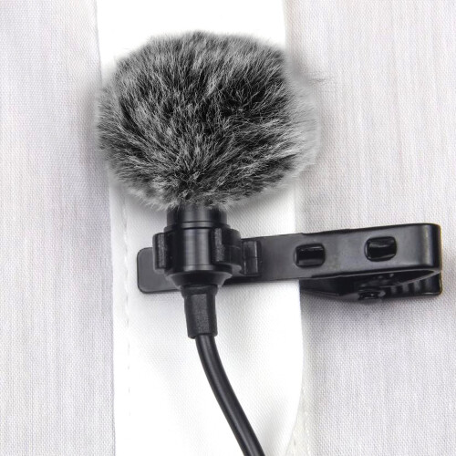 Lavalier Microphone Windscreen Furry Cover Outdoor Use 1