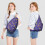 Sac bandoulière motif céleste imperméable (1 pièce) 4
