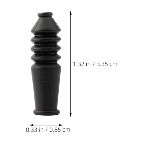 Black Clutch Cable Sleeve for Mountain Folding Bikes 12 Pcs 1