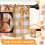 Buffalo Plaid Kitchen Curtains Set 36 inch 3-Piece 6