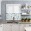 Turquoise Coastal Kitchen Curtains and Valances Set 36 inch 6