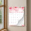 Wall Calendar 2026-2027 with Holidays Thick Paper 4