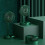 Ventilateur de bureau portable pliable télescopique rechargeable USB-C 5