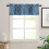 Compass Circle Dot Geometric Window Valance Rod Pocket 3