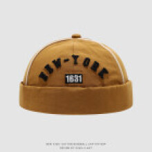 (Brown)Chapeau décontracté enfant avec coton respirant et broderie pour fashion street