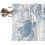 Blue Grey Coastal Kitchen Curtains with Sea Turtle Design 5