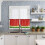 Watermelon Kitchen Curtains Set with Valance 24 inch 6