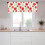 Strawberry Window Valance with Rod Pocket 2