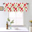 Strawberry Window Valance with Rod Pocket 3