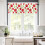Strawberry Window Valance with Rod Pocket 4