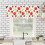 Strawberry Window Valance with Rod Pocket 5