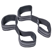Fitness Figure 8 Gewichthefriemen Polsband voor Power Gewichtheffers Pull-Ups Bar Powerlifting Fitnessapparatuur