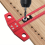 Drilling Positioning Ruler T-Square Dowelling Jig 2-in-1 5