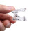 Polygel Nail Tips Clips with 10pcs Dual Clear Nail Molds 3