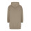 Women's Hooded Longline Sweatshirt with Front Pockets and 7