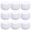 Candle Jars White Belly Storage 9 pcs 8 x 5.5 cm 8