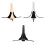 White Trumpet Tripod Stand with Detachable Metal Bracket 5