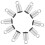Unbranded rope connector end caps for bracelets silver 10 3