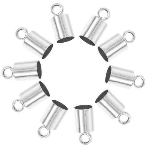 Unbranded rope connector end caps for bracelets silver 10 2