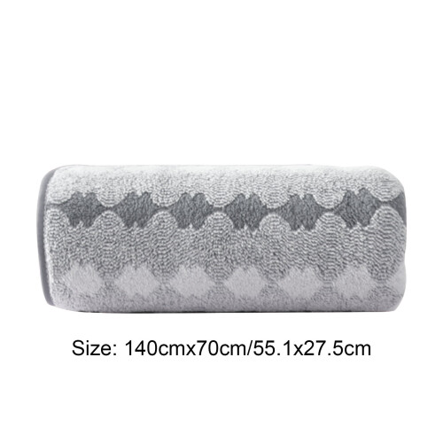 Serviette de bain en coton doux et absorbant 68,5 x 140 cm 2