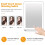 LED Makeup Mirror Portable Folding Desktop Tri-Color Light 8