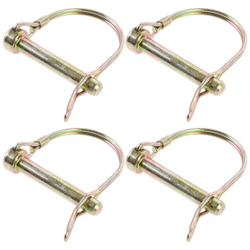 D-Shaped Locking Coupler Pin for Trailer Hitch 4 Pcs 2