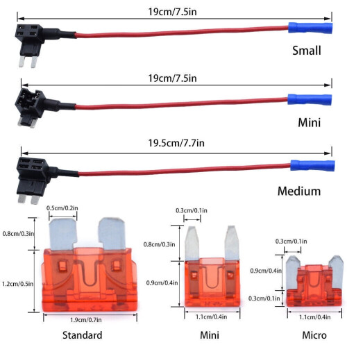 Kfz-Sicherungsadapter (12 V, 3er-Pack) 2