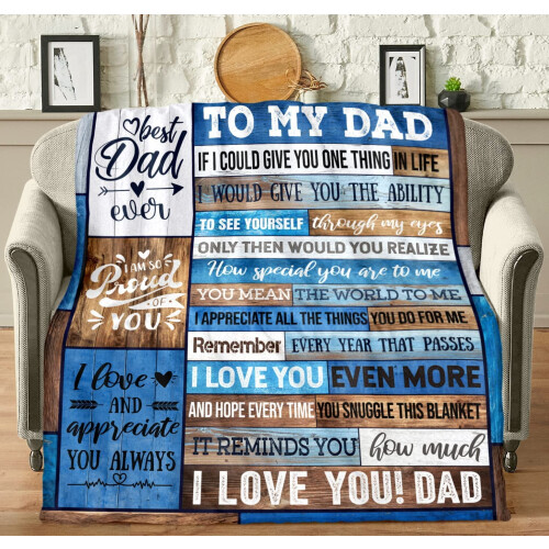 Soft Throw Blanket for Dad Birthday Gift 50 x 60 Inch 2