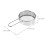 Flour Sifter Mesh Hand Sieve Silver Plastic 1 Set 2