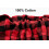 WOSIBO Buffalo Check Valances Red Black 2-Pack 16x56 Inch 5
