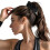 Black Satin Silk Scrunchies Extra-Large 4 Pack 6