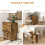 Multi-Storage Six-Person Drop Leaf Dining Table 4