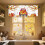 Fall Kitchen Curtains 54 x 18 Inch Pumpkin Valance 2