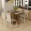Multi-Storage Six-Person Drop Leaf Dining Table 6