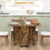 Multi-Storage Six-Person Drop Leaf Dining Table 8