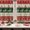 Christmas Kitchen Curtains Set of 2 Red Green Deer Tree 2