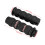 Black Non-Slip Rubber Handlebar Grips 1 inch 2