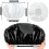 Shower Cap Waterproof Reusable 2 PCS 4